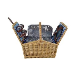 Party / Picnic Wanderer Wicker Picnic Basket 4 Person