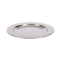 Melamine Wanderer Stainless Steel Plate 24cm