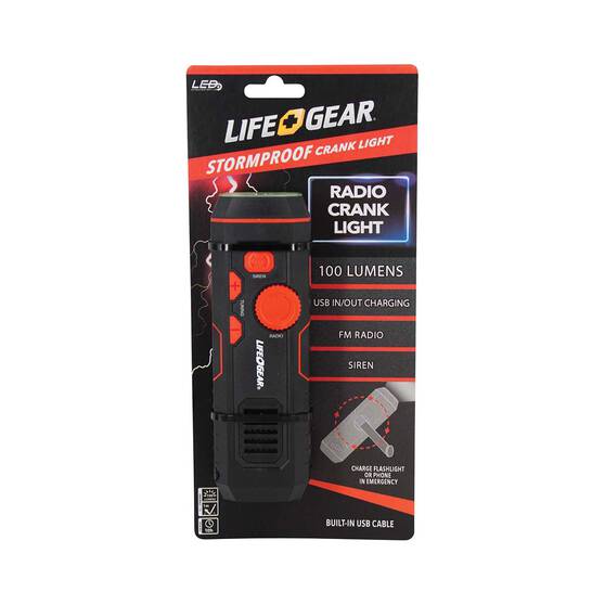Torches Life Gear USB Crank Radio Torch 1 Torches Life Gear USB Crank Radio Torch